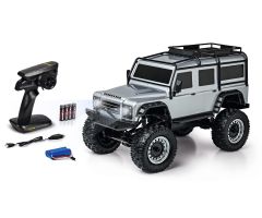 1:8 Land Rover Defender 100% RTR silber Carson 404172 500404172