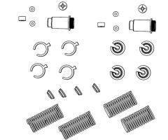 X-18 Stossdämpfer-Teile-Set Carson 405170 500405170