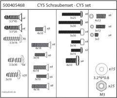 CY5 Schraubenset Carson 405468 500405468
