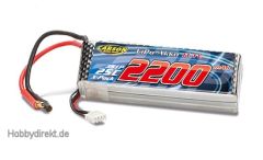 Lipo Akku 11,1V/2200 mAh 25C Su.Si. Lama Carson 608093 500608093