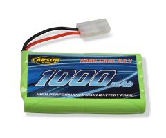 Ersatzakku NIMH 9,6V 1000MAH Tam.Stecker Carson 608215 500608215