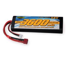 7,4V/3600mAh 60C LiPO Ra.Akku T-Pl. HC R Carson 608231 500608231