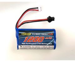 7,4V/1200mAh LiION Akku : 404155 JST Carson 608236 500608236