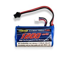 7,4V/1200mAh LiION Akku : 404171/72 JST Carson 608255 500608255