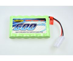 7,2V/600mAh NiNM Akku : 500404243/44 Carson 608268 500608268