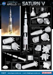 1:72 Apollo 11 Saturn V Carson 711017 500711017