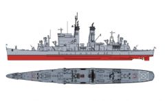 1:700 U.S.S. Chicago CG-11 Carson 727121 500727121