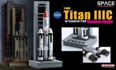 1:400 TITAN IIIC w/Launch Pad Maiden Carson 756341 500756341