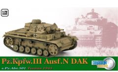 1:72 Pz.KPFW.III Ausf.N DAK S.Pz.Abt.501 Carson 760603 500760603