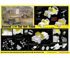 1:35 Armored 1/4-Ton 4x4 Truck w/.50-cal Carson 776727 500776727