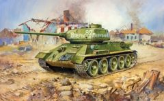 1:72 T-34/85 Soviet Medium Tank WWII Carson 785039 500785039