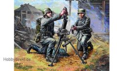 1:72 WWII Dt. 81-mm Mörser m. Mannschaft Carson 786111 500786111