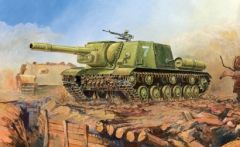 1:100 Soviet Self-Propelled Gun ISU-152 Carson 786207 500786207