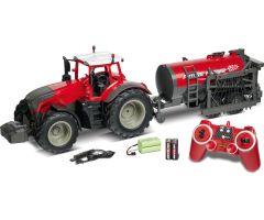 1:16 RC Traktor m.Tankwag.2.4G 100% rot Carson 907345 500907345