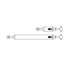 1:14 Antriebswellen-Set (2) 6x4 Ausgl. Carson 907636 500907636