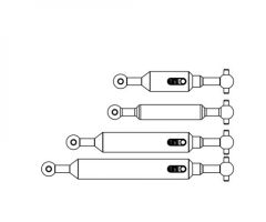 1:14 Antriebswellen-Set (4) 6x6 Ki.Ausg. Carson 907638 500907638