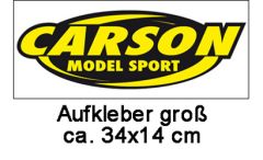 Carson Aufkleber, groß 34 x 14 cm Carson 909041 500909041