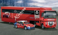 1:24 Citroën WRC Team Truck m. Rally KFZ Carson 3830 510003830