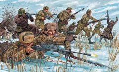 1:72 WW2 - Russ.Infanterie(Winter Unif.) Carson 6069 510006069