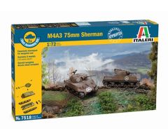 1:72 Sherman M4A3 75mm, 2 pcs Carson 107518 510107518