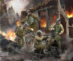 1:72 Soviet Assault Sapper Team WWII Carson 6271 530006271