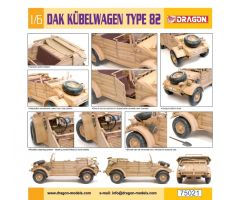 1:6 DAK Kübelwagen Type 82 Carson 75021 540075021