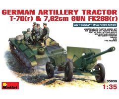 1:35 Dt. Schlepper T-70 m. FK288(r) (4) Carson 35039 550035039