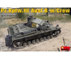 1:35 Dt. Pz.Kpfw.III Ausf.B m. Crew (5) Carson 35221 550035221