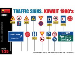 1:35 Verkehrszeichen Kuwait 1990 Carson 35631 550035631