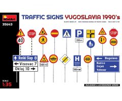 1:35 Verkehrsschilder Jugoslavien 1990 Carson 35643 550035643