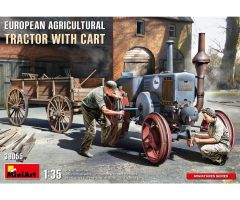 1:35 Euro. Ackerschlepper m. Anhän. (2) Carson 38055 550038055