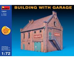 1:72 Gebäude mit Garage/Werkstatt einge. Carson 72031 550072031