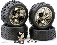 Tire&Rim Set Buggy Crosssmoke-chrom Carson 2110091 552110091