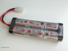 NiMH-RP-7.2V-SubC2000mAh-TAMYIA-bu Carson 4050024 554050024