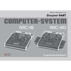 Handbuch mc-20/mc-16französisch Graupner DZ33020.FR