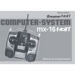 Handbuch mx-16 spanisch Graupner DZ33116.ES