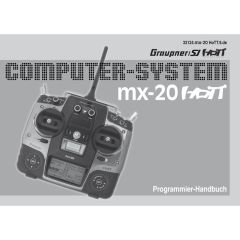 Handbuch mx-20 deutsch Graupner DZ33124.DE