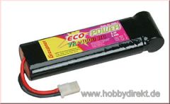 NiMH-Ecopower 8,4V/3000 mAh G2 Graupner 2596.7