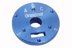 hinterer Gehäusedeckel blau Graupner 6552.9