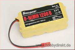 Graupner 8-NiMH 1200B 9,6V/1, Graupner 7519