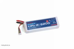 LiPo-Akku 2S 6200 mAh 25C Graupner 7616.2