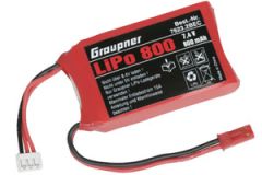 LiPo-Akku 2/800 7,4V BEC Graupner 7623.2BEC