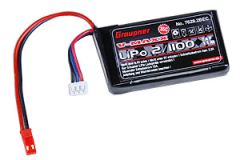 LiPo-Akku V-MAXX 35C2/1100 7,4V BEC-St. Graupner 7628.2BEC