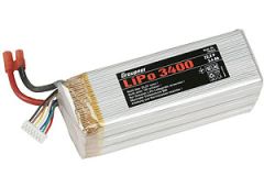 LiPo-Akku 6/3400 22,2V G 3,5 Graupner 7648.6