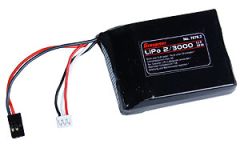 Empfängerakku LiPo 2/3000 7,4V JR-ST Graupner 7676.2