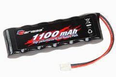 NiMh Akku 1100 mAh 7,2V Graupner 90300.33