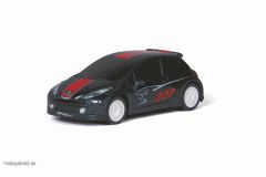 WP PEUGEOT 207 SCHWARZ/ROT M 1:28 Graupner 92013