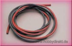 Silikonkabel 4qmm,1m,rot+schwarz Graupner 94672