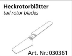 Heckrotorblätter Calisto, Cupid Mini Jamara 030361