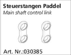 Steuerstangen Paddel Calisto, HG-Micro Jamara 030385